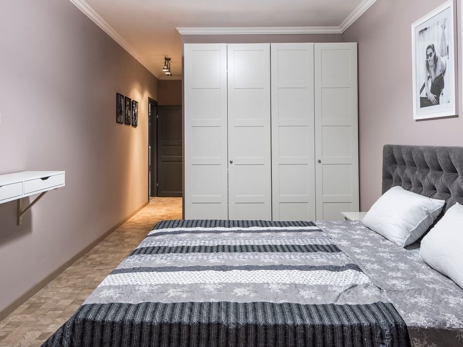 Large white wardrobe in a Manchester bedroom — example of large furniture assembly, ARM Builds Manchester