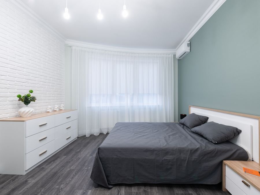 White chest of drawers in a modern bedroom — example of medium furniture assembly, ARM Builds Manchester